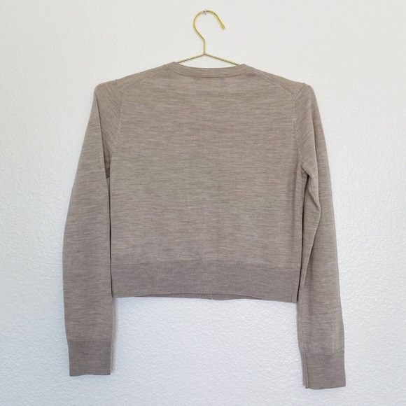 PAULE KA Soft Wool Crop Button Down Cardigan SZ M - Picture 2 of 4